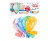 Geburtstag Star Happy Birthday 1 Ballon, 5-teiliges Set 13 Zoll (33 cm)
