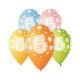Happy Birthday 5 Star Ballon, Luftballon 5 Stück 13 inch (33 cm)