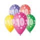 Happy Birthday 10 Star Ballon, Luftballon 5 Stück 13 inch (33 cm)