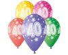 Happy Birthday 40 Star Ballon, Luftballon 5 Stück 13 inch (33 cm)