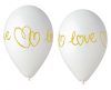 Liebe White Ballon, Luftballon 5 Stück 13 Zoll (33 cm)