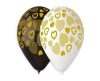 Golden Heart s, Herz Ballon, Luftballon 5 Stück 13 Zoll (33 cm)