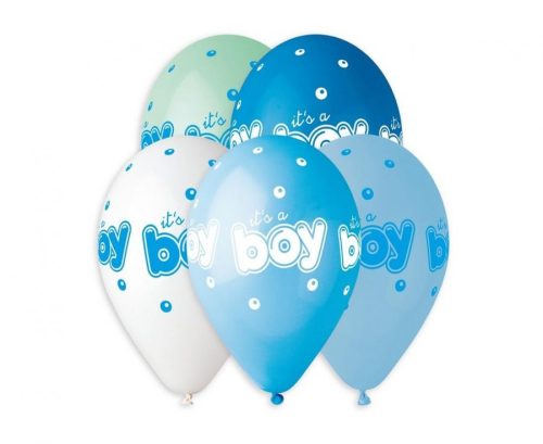 Baby It's a Boy Ballon, 5 Stück, 13 Zoll (33 cm)