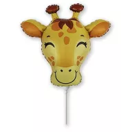 Giraffe Head Folienballon 36 cm (WP)