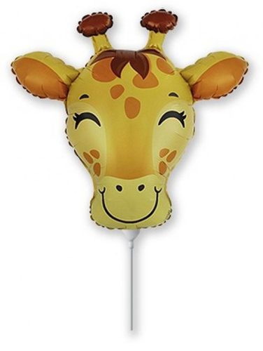 Giraffe Head Folienballon 36 cm ((WP))))