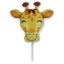 Giraffe Head Folienballon 36 cm (WP)