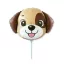 Hund Brown Folienballon 36 cm (WP)