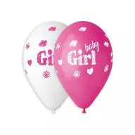 Baby Mädchenballon, 5 Stk. 13 Zoll (33 cm)