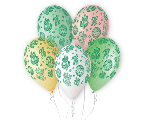 Kaktus Spiny Cactus, Ballon, 5 Stk 13 Zoll (33 cm)