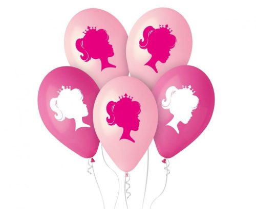 Prinzessin My Pink World Prinzessin Ballon, 5 Stück 12 Zoll (30 cm)