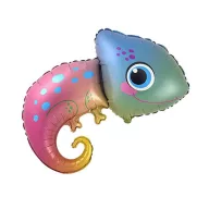 Chamäleon Colorful Folieballon 76 cm (ohne Verpackung)