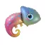 Chamäleon Colorful Folieballon 76 cm (ohne Verpackung)