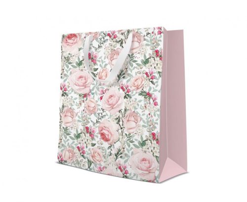 Gorgeous Roses Papier Geschenktüte 26,5x33,5x13 cm