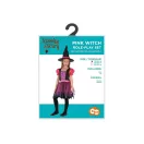 Hexe Pink Kostüm 110/120 cm