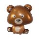 Bär Brown Teddy Folienballon 60 cm