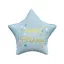 Geburtstag Matt Blue Happy Birthday Sternfolienballon 44 cm
