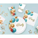 Party Balloon Papierteller 6er-Set, 18 cm
