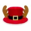 Weihnachten Brown Rentier Zylinder