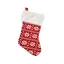 Weihnachten Red Schneeflocken Kaminstrumpf, Stiefel 41 cm