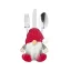 Weihnachten Gnome Wichtelbesteckhalter