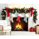 Weihnachten Red Rentier Kaminstrumpf, Stiefel 49 cm