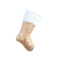Weihnachten Gold Rentier Kaminstrumpf, Stiefel 49 cm
