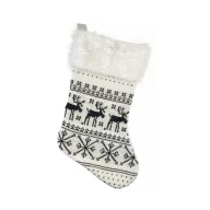 Weihnachten White Schneeflocke Kaminstrumpf, Stiefel 41 cm