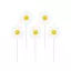 Farbe Daisy Blumen Geburtstagskerzenset 5-teilig