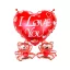 Liebe Teddy Bears Folienballon 48 cm