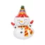 Weihnachten Happy Schneemann Folienballon 81 cm