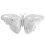 Schmetterling Silver Folienballon 87 cm