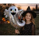 Halloween Skull Geist Holografischer Folienballon 75 cm