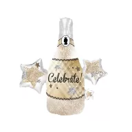 Feiern Champagne Bottle Feier Folienballon 73 cm