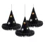 Halloween Black Hexenhut Hängedekoration Set 3-teilig