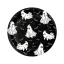 Halloween Ghost Papier-Teller 6er Set 18 cm