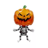 Hexe Pumpkin Skeleton Halloween Folienballon 71 cm