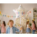 Geburtstag Star Happy Birthday Folienballon 85 cm