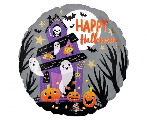 Happy Halloween Haunted House Folienballon 46 cm