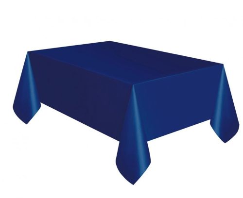 Dark Blue, Blau Tischdecke aus Folie 137x274 cm