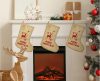 Reindeer Weihnachtskamin-Strumpf, Stiefel 44,5 cm
