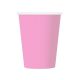 Pink Solid Pink Pappbecher 6 Stk. 270 ml