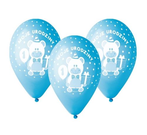 Geburtstag Mein 1. Geburtstag Ballon, 5er Set, 12 inch (30 cm)