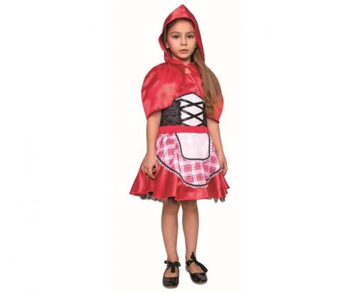 Halloween Red Hood, Rotkäppchen Kostüm 120/130 cm