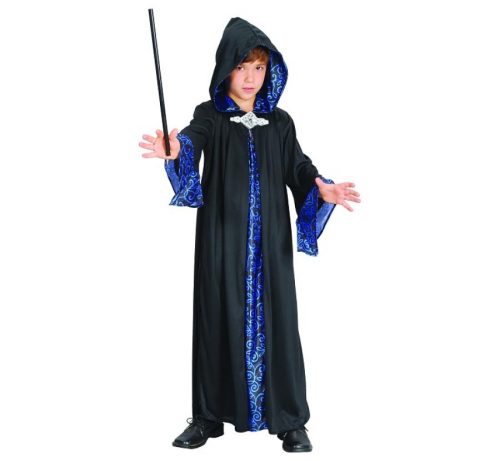 Halloween Blue Zauberer Kostüm 110/120 cm