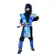 Ninja Blaues Ninja Kostüm 110/120 cm