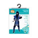 Ninja Blaues Ninja Kostüm 110/120 cm