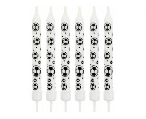 Fußball Ball Set aus 6 Geburtstagskerzen