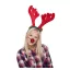 Weihnachten Red Geweih-Stirnband mit Nase
