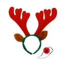 Weihnachten Red Geweih-Stirnband mit Nase