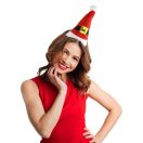 Weihnachten Santa Weihnachtsmannmütze Haarband 11x19 cm